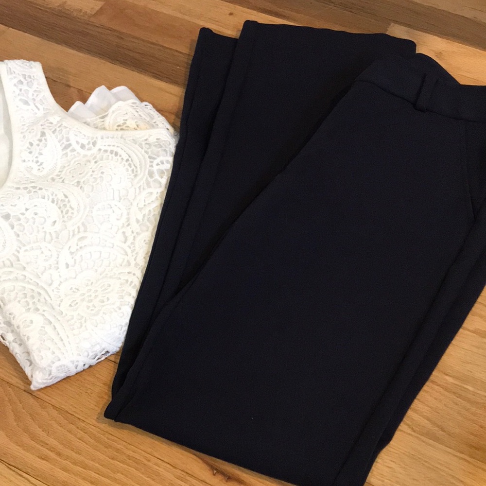 Lands End - Like New Navy Dress Pants - Size 6P